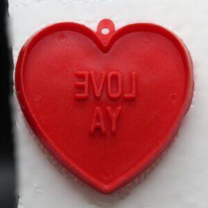 Vintage Hallmark BE MINE HEART Valentine's Day Cookie Cutter | 1977 2.5" Red